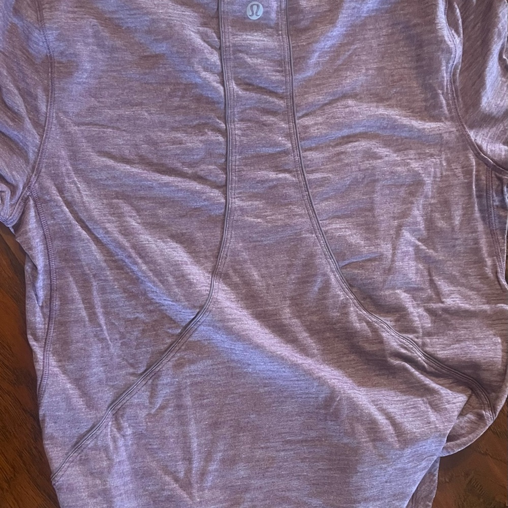 lululemon athletica Purple Short Sleeve Tee in perfect condition like new